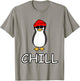 Chill Penguin for Boys Girls Men Women T-Shirt - T-Shirt | Sand