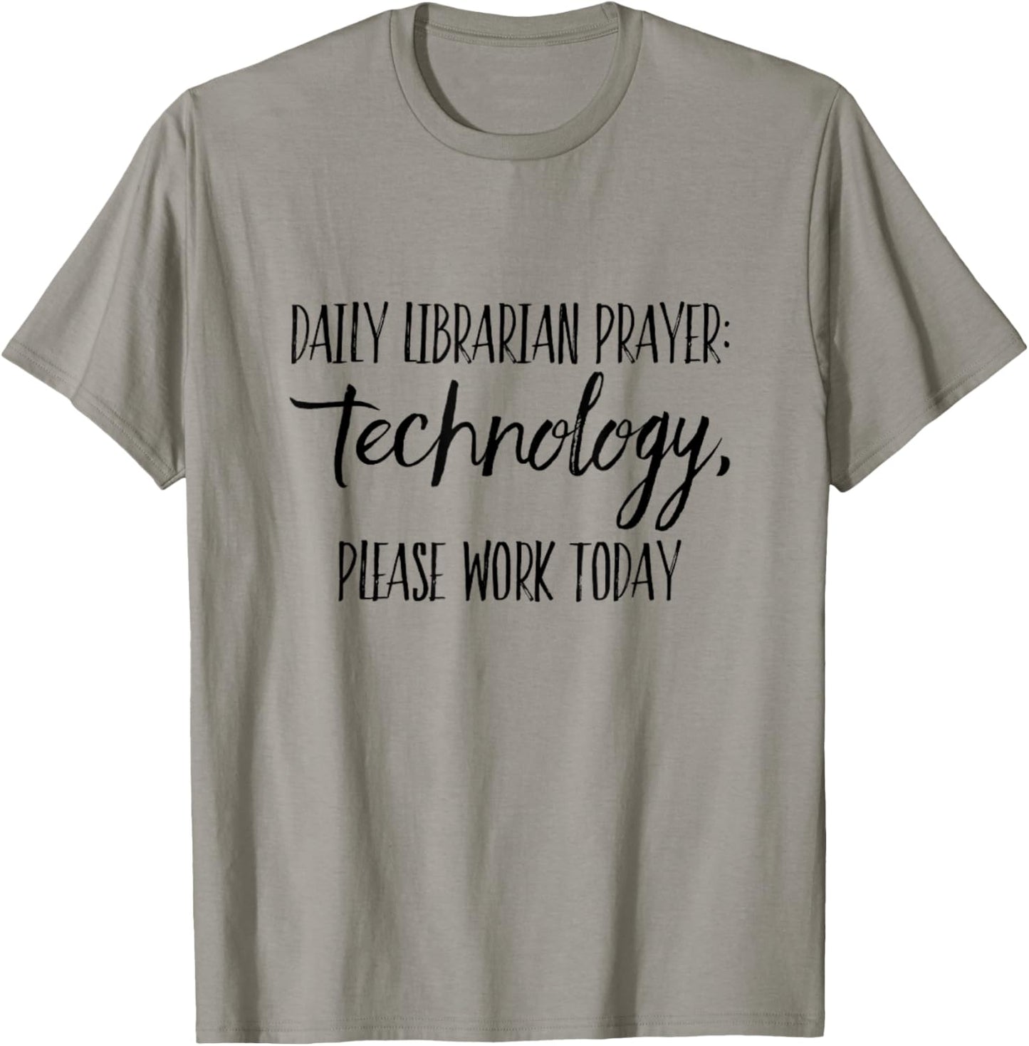 Librarian Prayer For Technology Library Media Specialist T-Shirt - T-Shirt | Sand