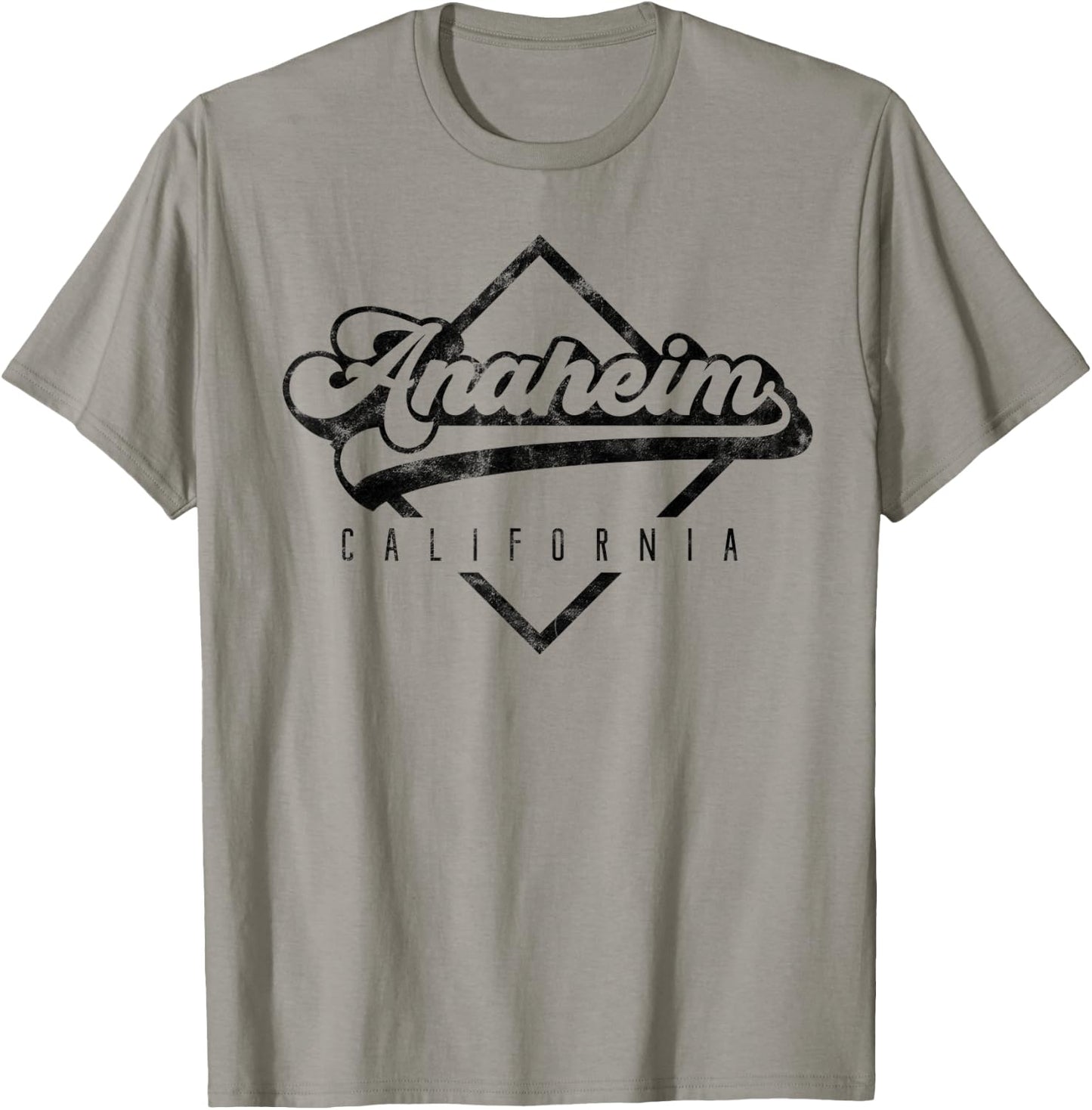 Vintage Anaheim California Shirt Distressed Retro 70s 80s T-Shirt - T-Shirt | Sand
