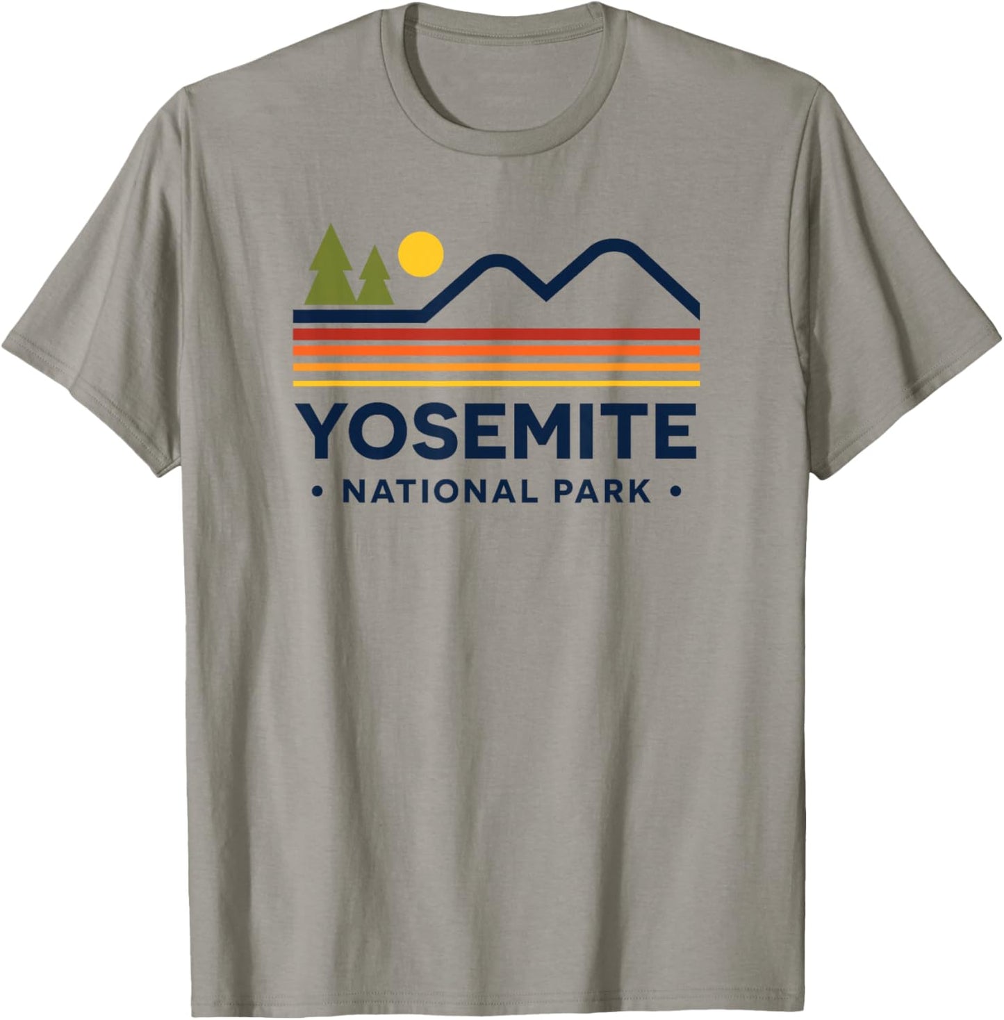 Retro Yosemite National Park T-Shirt - T-Shirt | Sand