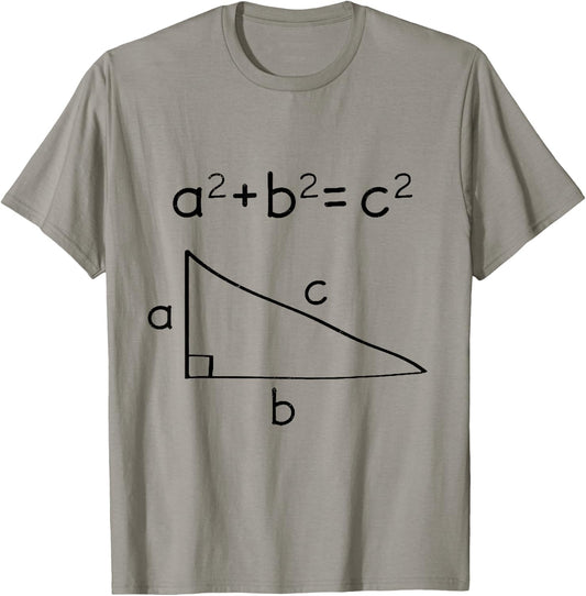 Pythagorean Theorem T-Shirt - T-Shirt | Sand
