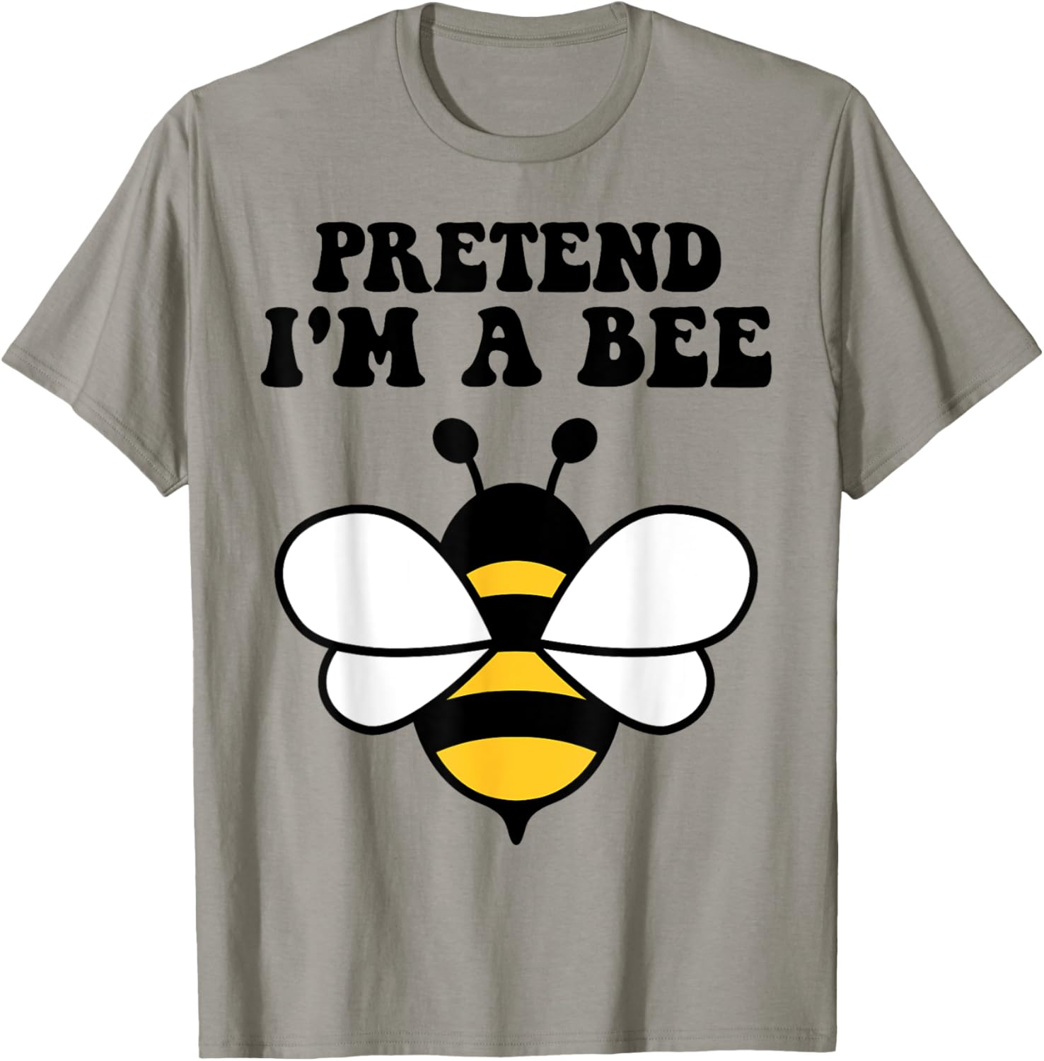 Halloween Yellow Costume Men Women Boys Pretend I'm a Bee T-Shirt - T-Shirt | Sand