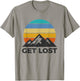 Get Lost - Hiking Outdoor Lover Mountains Hiker T-Shirt - T-Shirt | Sand