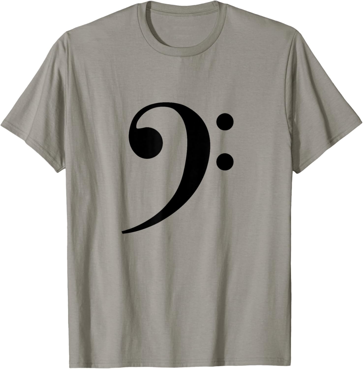 Bass Clef T-Shirt - T-Shirt | Sand