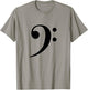Bass Clef T-Shirt - T-Shirt | Sand