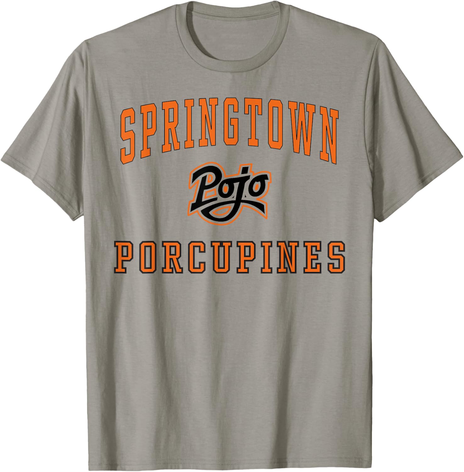 Springtown High School Porcupines C1 T-Shirt - T-Shirt | Sand