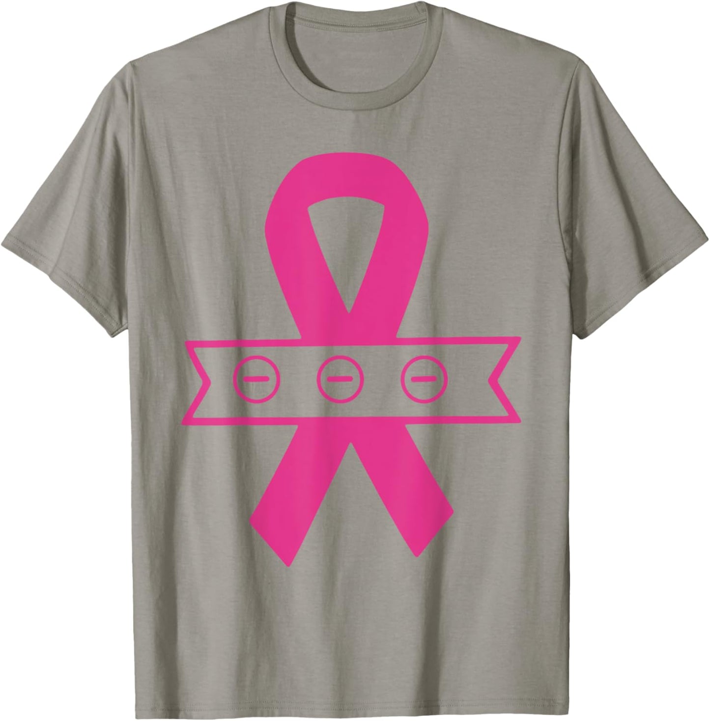 Triple Negative Breast Cancer Shirt Cancer Warrior Pink Rib T-Shirt - T-Shirt | Sand