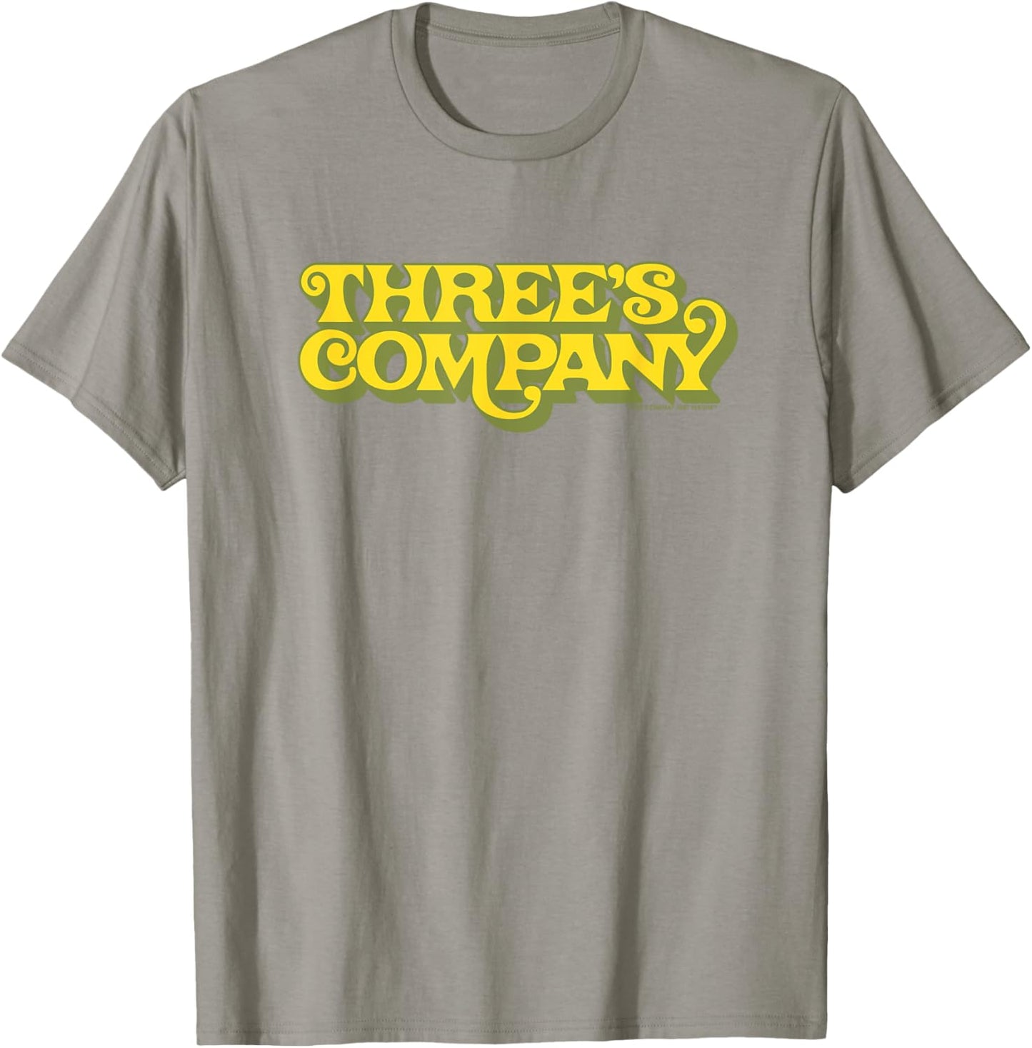 Three's Company Retro Three's Company Show Logo T-Shirt - T-Shirt | Sand