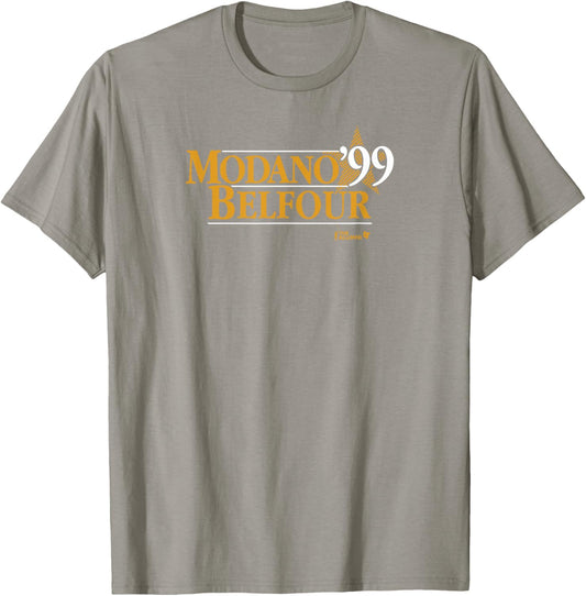 Mike Modano-Ed Belfour '99 - Dallas Hockey T-Shirt - T-Shirt | Sand