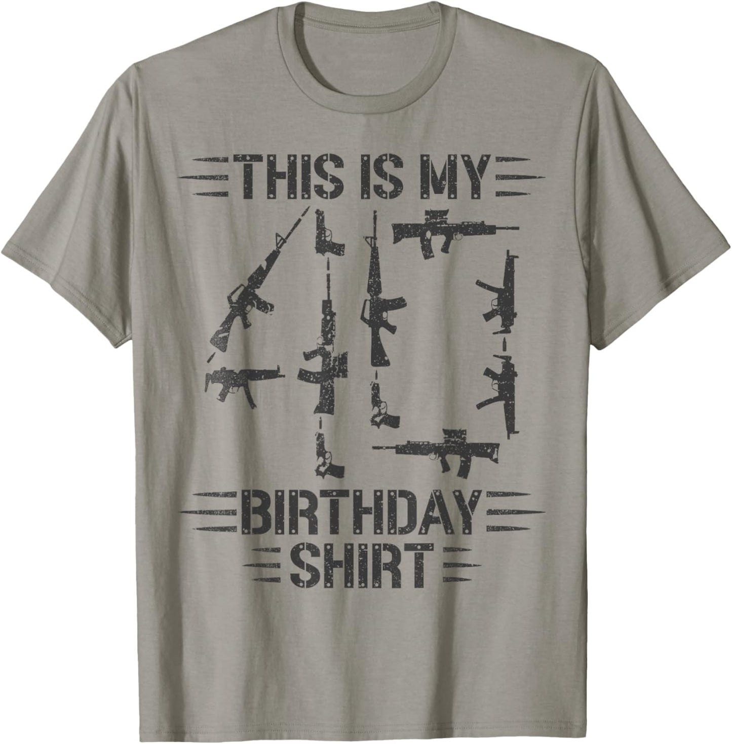 40th Birthday for 40 Years Old Guns and Weapons Owner T-Shirt - T-Shirt | Sand