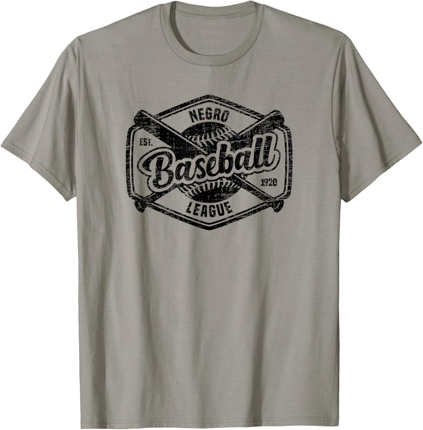 Vintage Negro League Baseball Apparel Black History Month T-Shirt - T-Shirt | Sand