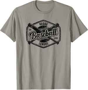 Vintage Negro League Baseball Apparel Black History Month T-Shirt - T-Shirt | Sand