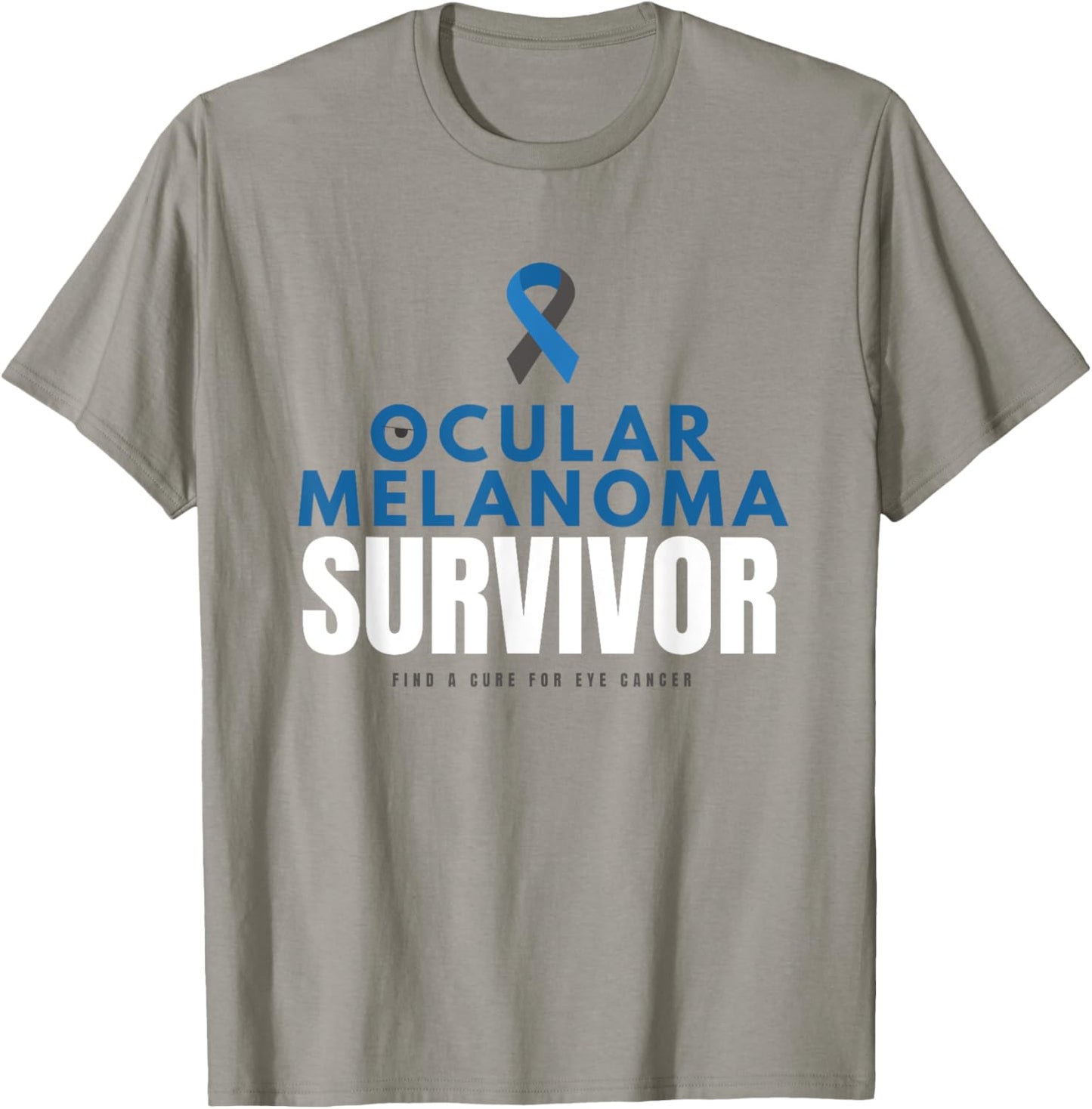 Ocular Melanoma Survivor T-Shirt - T-Shirt | Sand