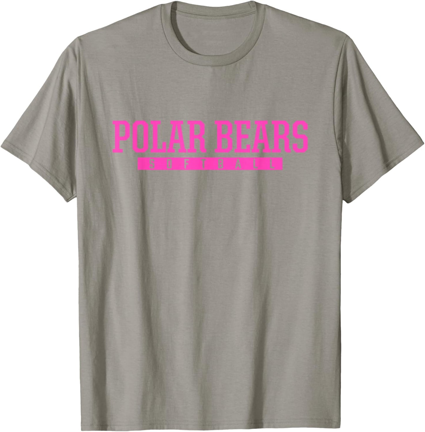 North Polar Bears Softball HS T-Shirt - T-Shirt | Sand