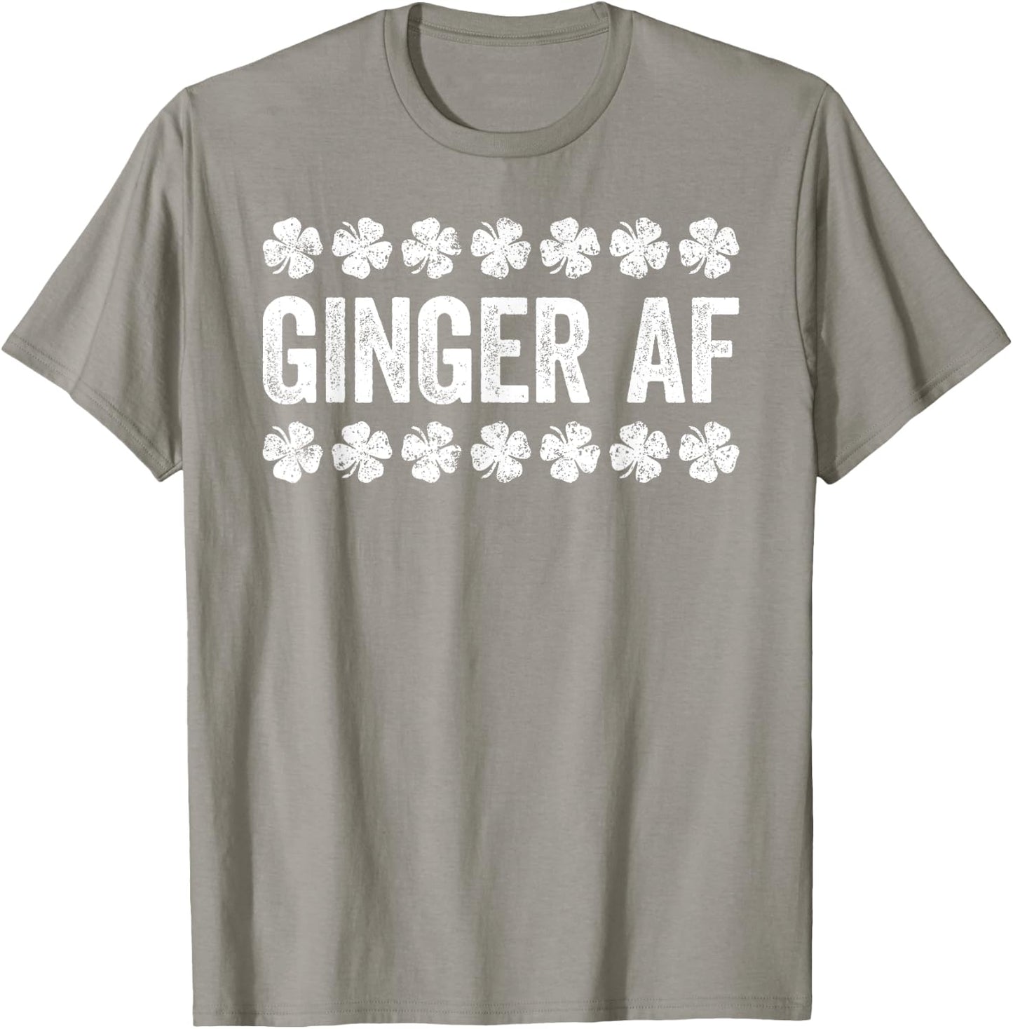 Ginger AF Shirt Irish Men Women St Patricks Day T-Shirt - T-Shirt | Sand
