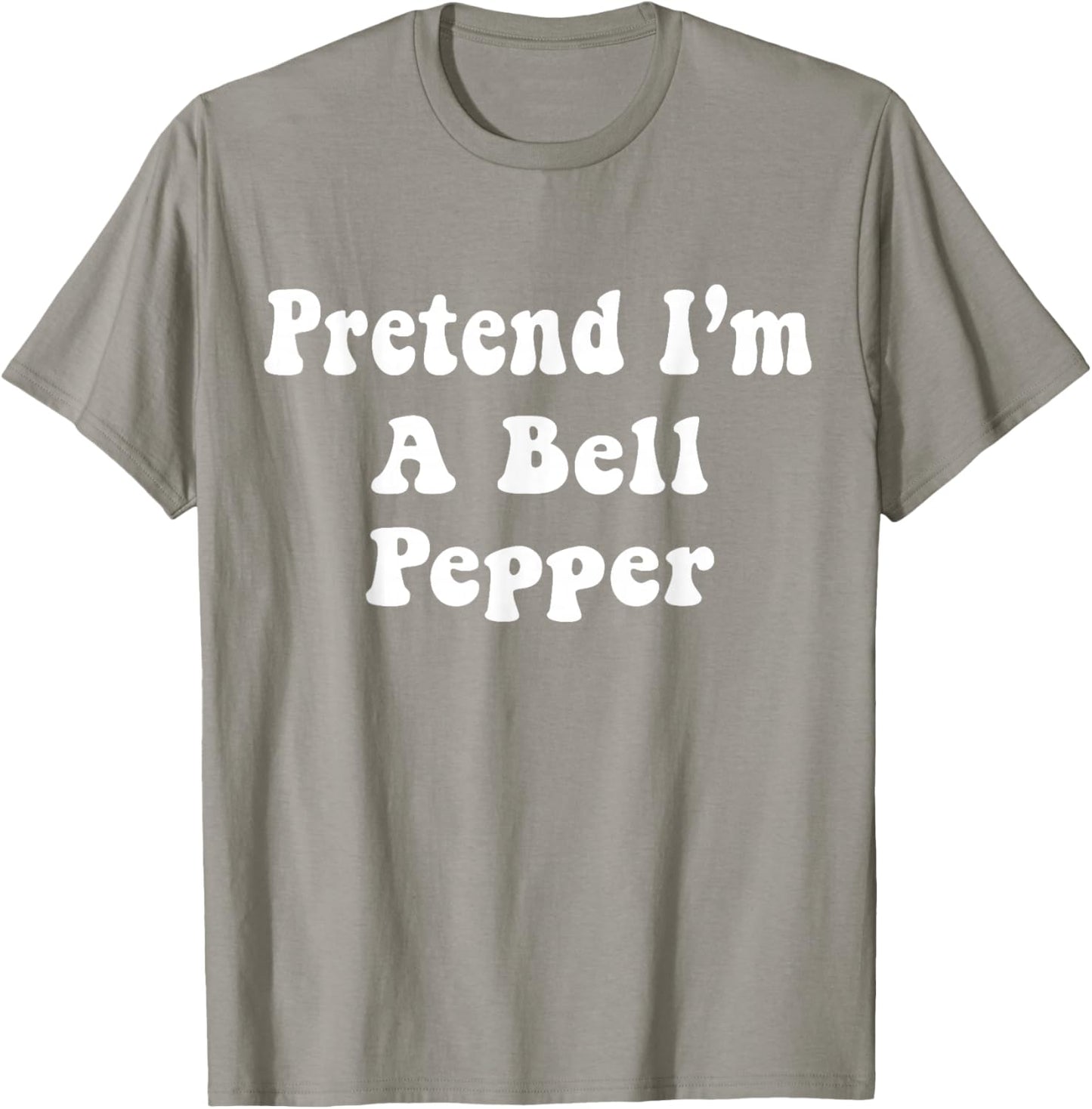 Pretend I'm A Bell Pepper Costume Halloween Adults, Kids T-Shirt - T-Shirt | Sand