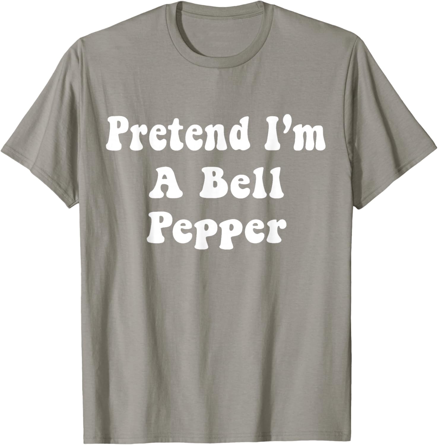 Pretend I'm A Bell Pepper Costume Halloween Adults, Kids T-Shirt - T-Shirt | Sand