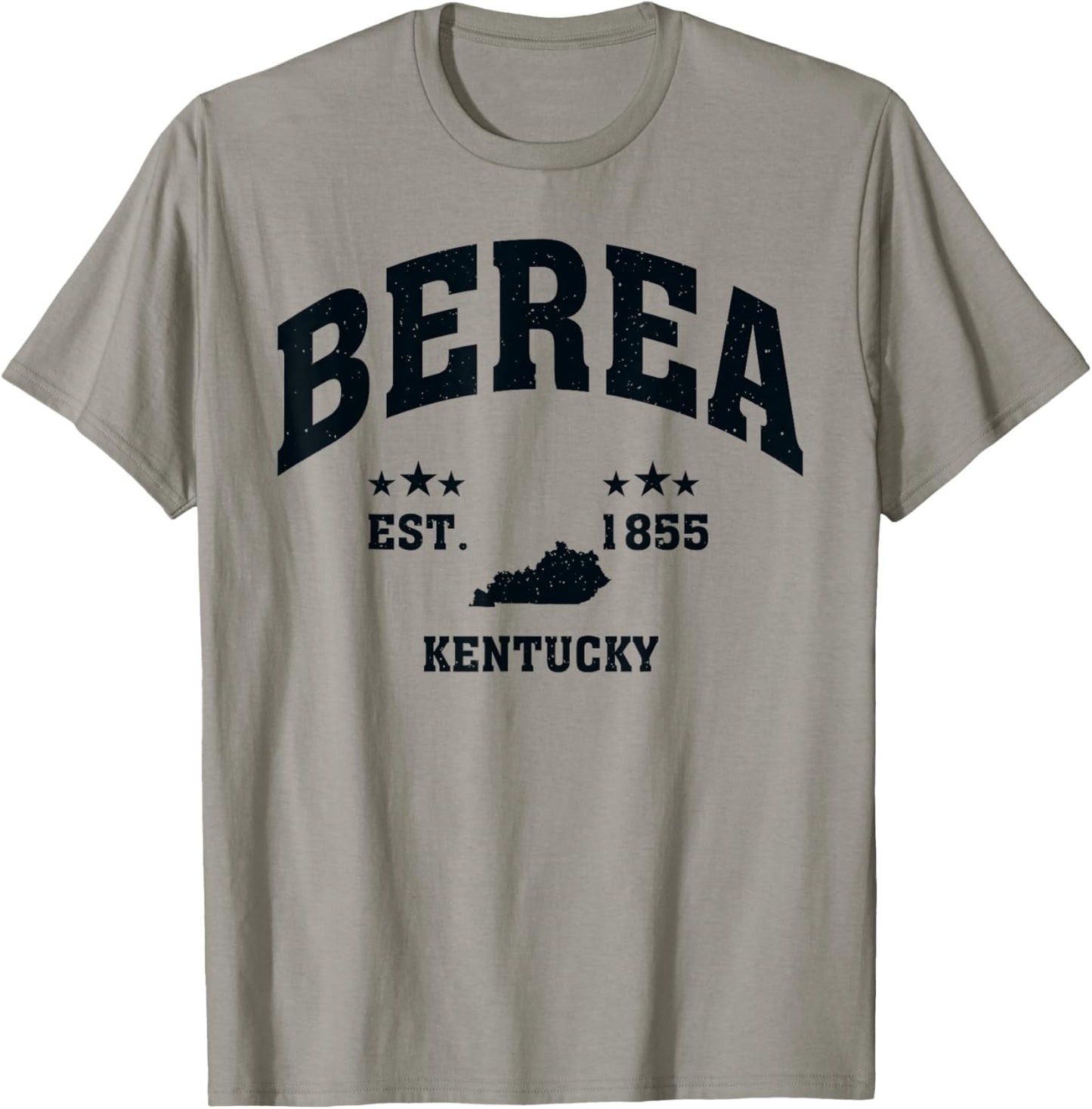 Vintage Berea Kentucky KY Throwback Athletic Sport T-Shirt - T-Shirt | Sand