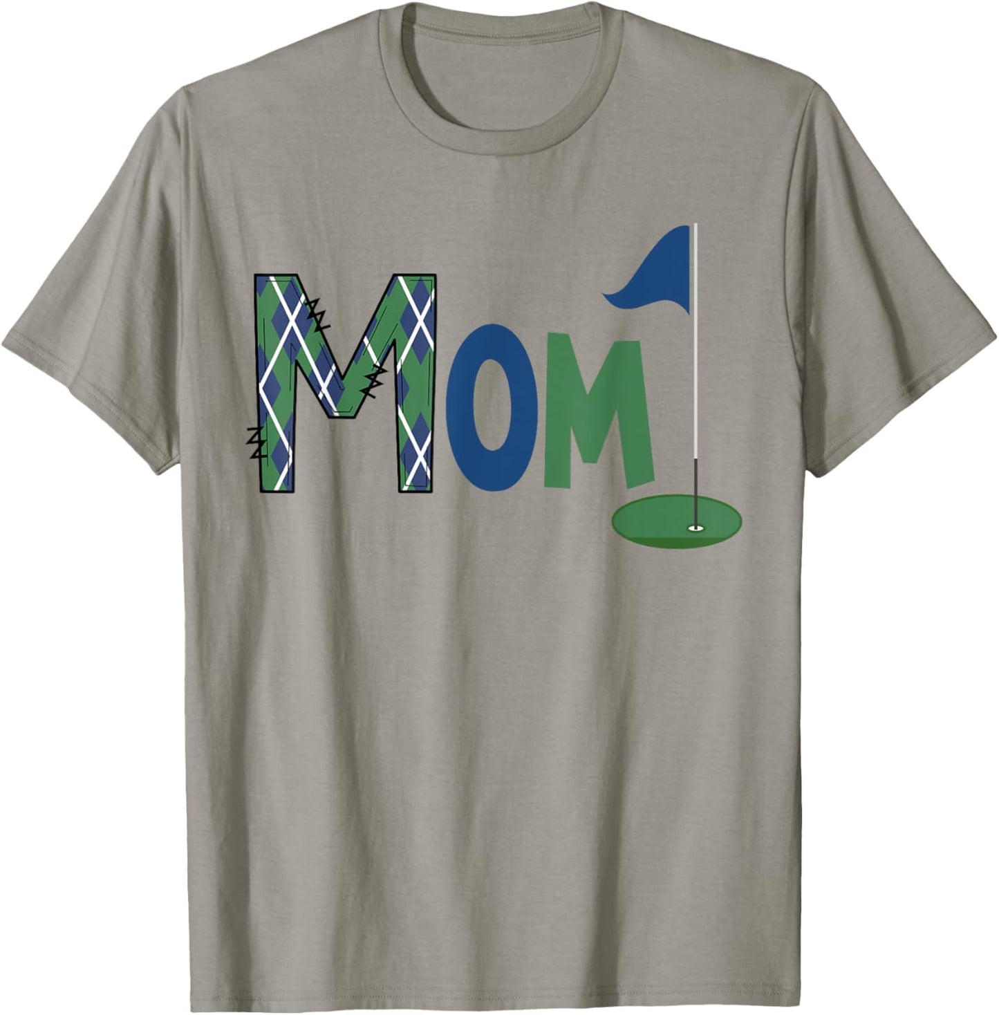 Mom of The Birthday Boy Hole in One Golf Sport Matching T-Shirt - T-Shirt | Sand
