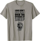 Lions Don't Lose Sleep Over The Opinions of Sheep Motivation T-Shirt - T-Shirt | Sand
