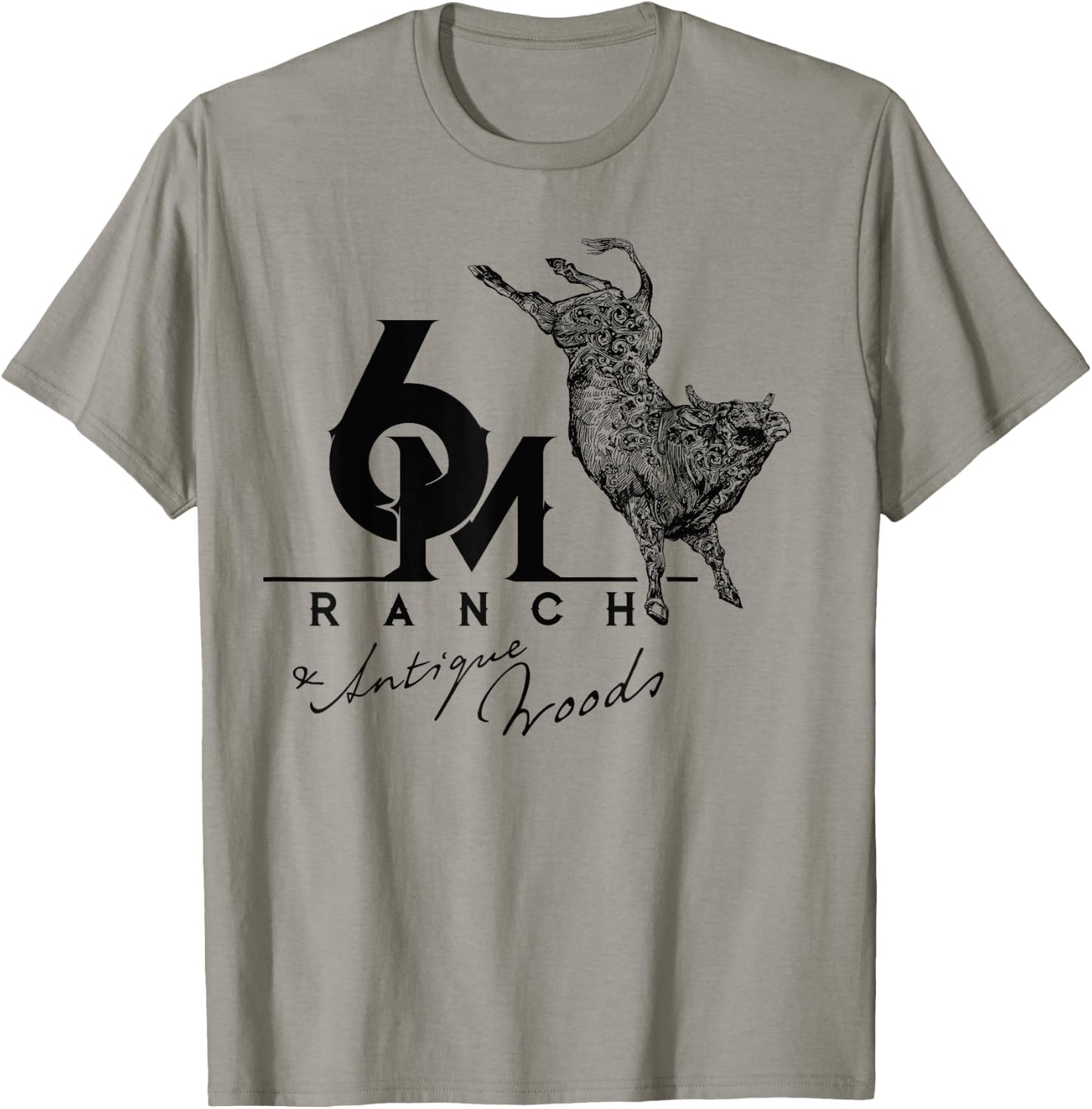 Bucking Bull Rodeo 6M Ranch 6262 T-Shirt - T-Shirt | Sand