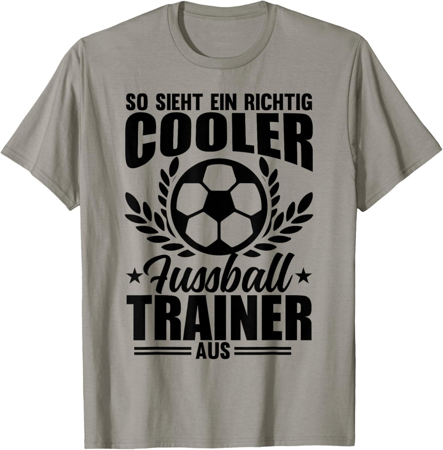 Fussballtrainer Spruch Geschenk Bester Fußball-Trainer Gesch T-Shirt - T-Shirt | Sand