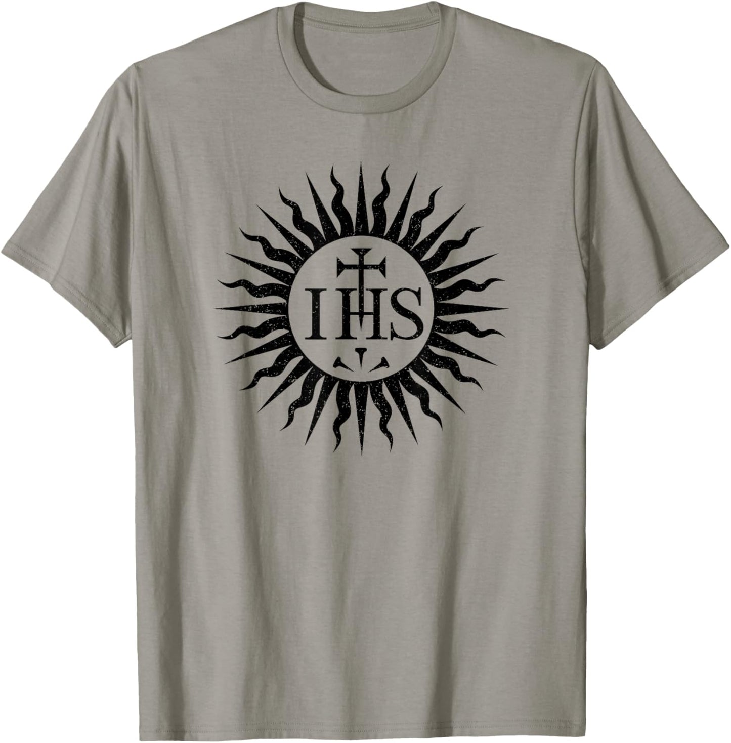 Ihs Symbol Christogram Monogram of Jesus Christ T-Shirt - T-Shirt | Sand