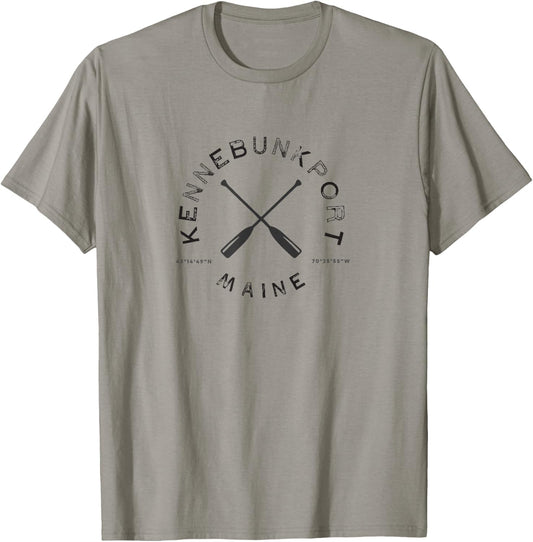 Kennebunkport Maine Graphic T T-Shirt - T-Shirt | Sand