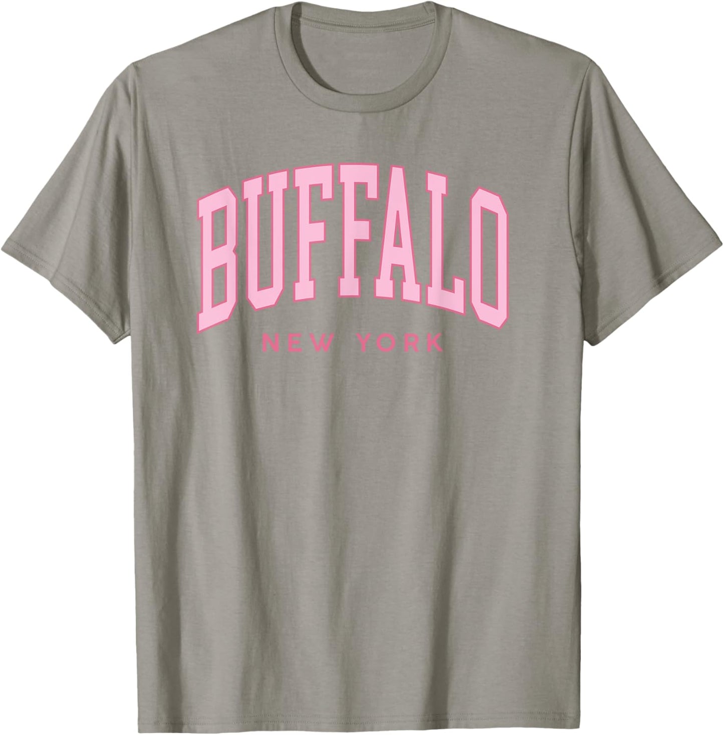 Buffalo NY Pink Retro Preppy Throwback Girls Souvenir T-Shirt - T-Shirt | Sand