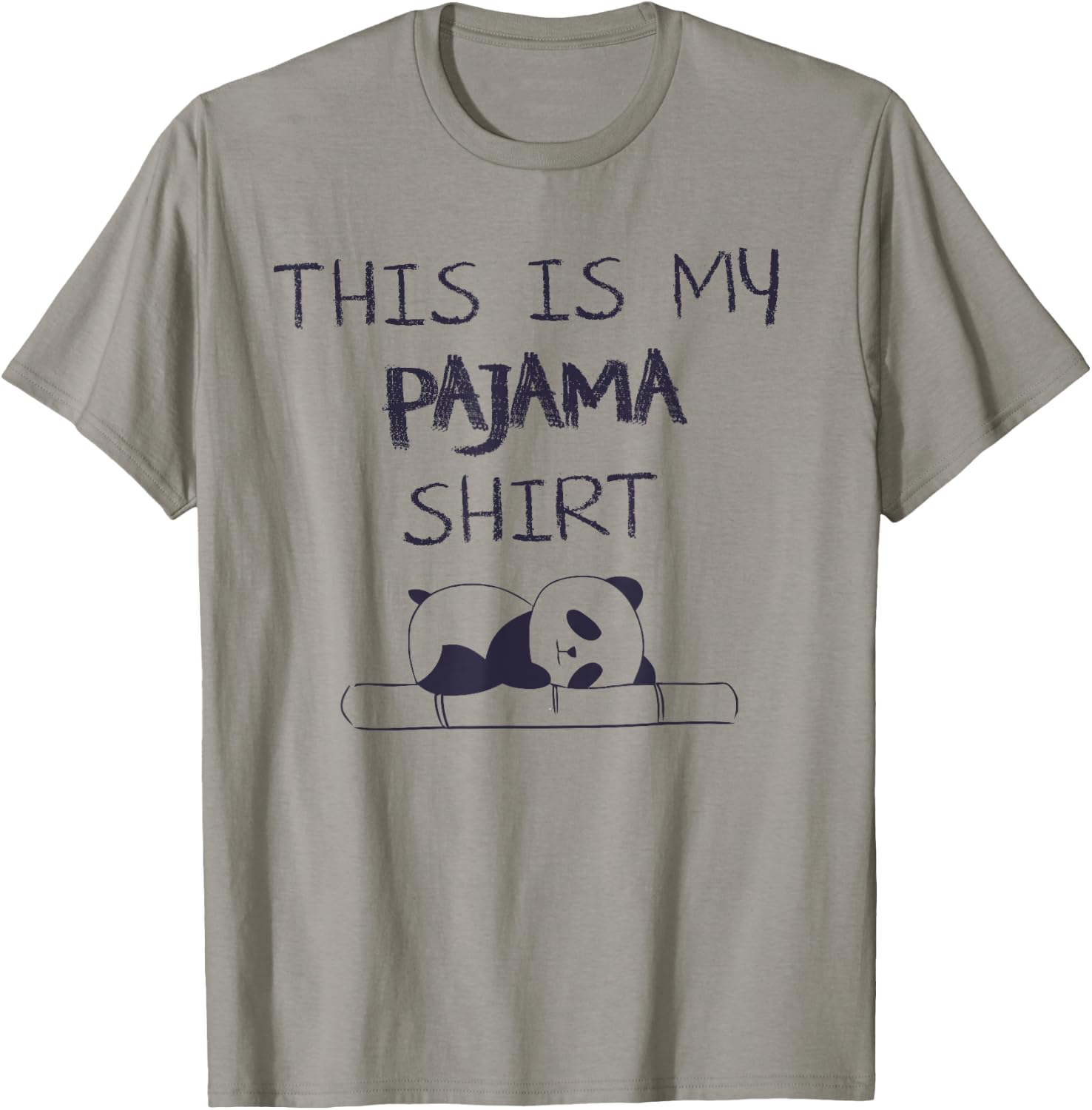 This Is My Pajama Shirt Funny Panda Family Pajamas Gift T-Shirt - T-Shirt | Sand