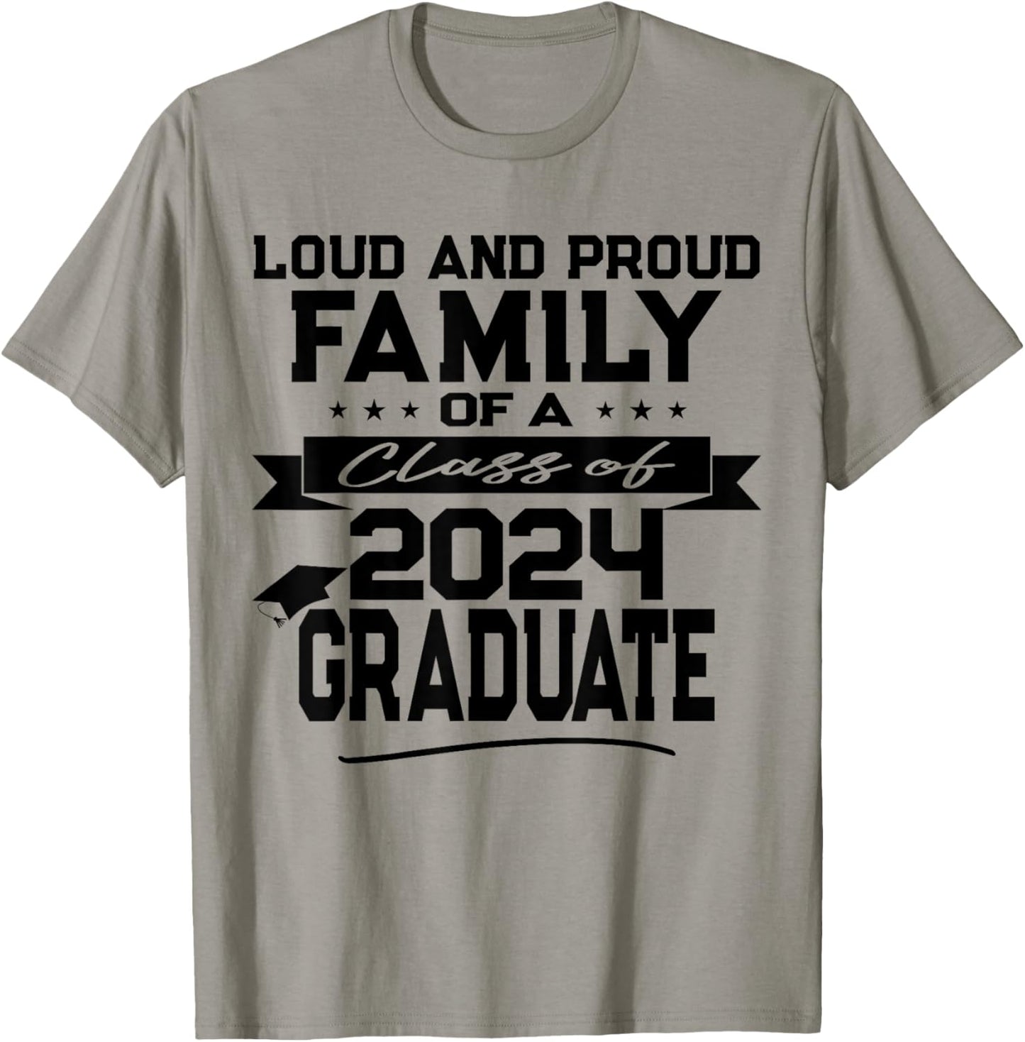 Fun Matching Family of a Class of 2024 Graduate T-Shirt - T-Shirt | Sand