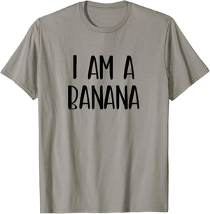 I Am A Banana Halloween I'm Simple Costume Lazy T-Shirt - T-Shirt | Sand