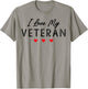 I Love My Veteran T-Shirt - T-Shirt | Sand