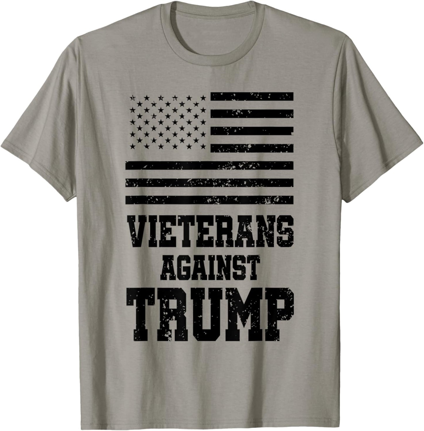 Veterans Against Trump T-Shirt - T-Shirt | Sand