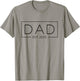New Dad 2025 Daddy 2025 Father 2025 Dad Est. 2025 T-Shirt - T-Shirt | Sand