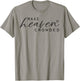 Make Heaven Crowded Women's Fashion Top Christian Slogan T-Shirt - T-Shirt | Sand