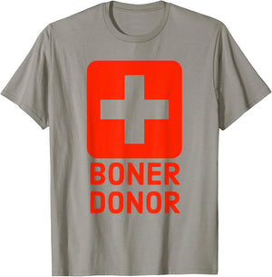 Boner Donor - Raunchy Halloween T-Shirt - T-Shirt | Sand