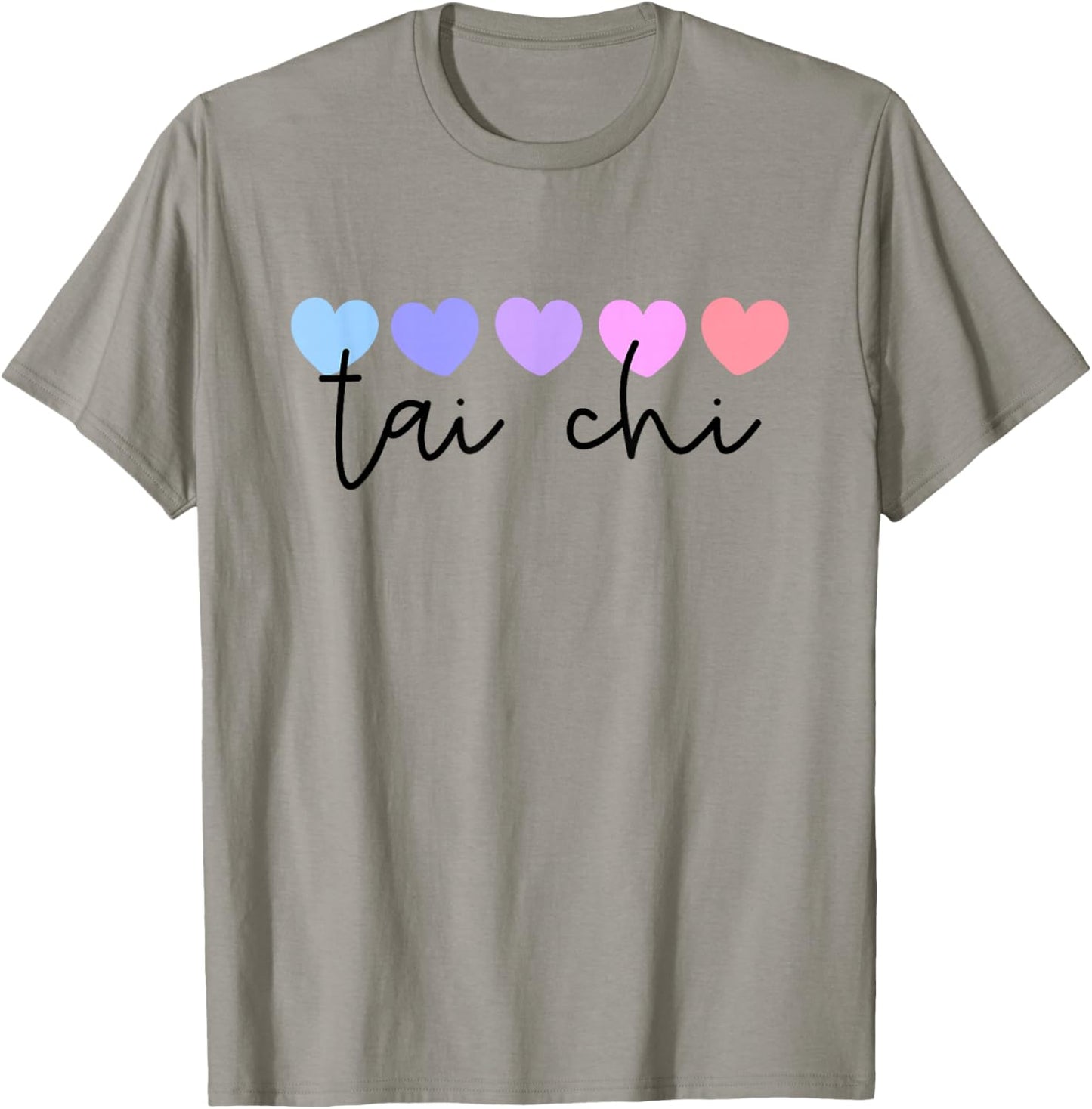 Tai Chi Lover Heart Women Girls or Mom T-Shirt - T-Shirt | Sand