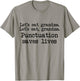 Lets Eat Grandma Punctuation Save Lives English Grammar T-Shirt - T-Shirt | Sand