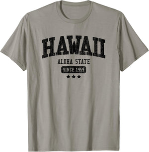 Vintage Hawaii Aloha State Since 1959 USA Sports T-Shirt - T-Shirt | Sand