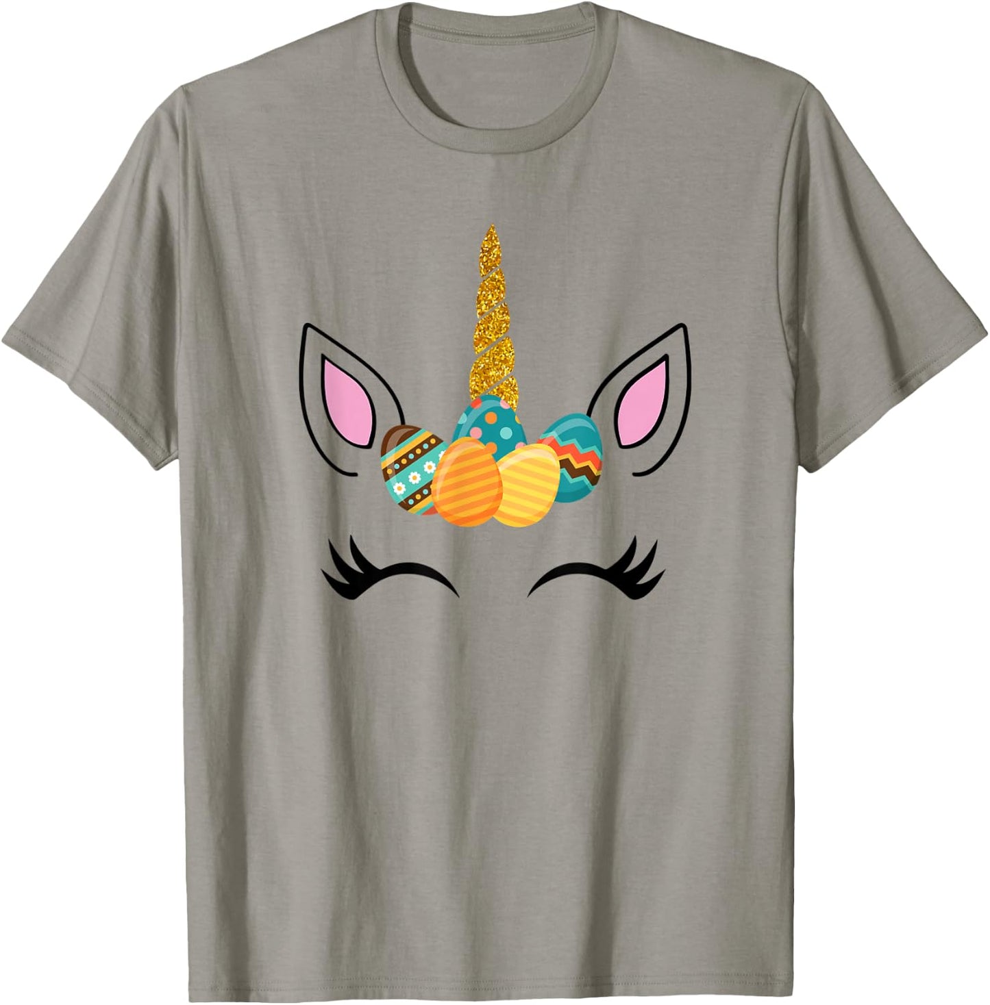 Unicorn Easter Shirt egg easter for Girls & Women T-Shirt - T-Shirt | Sand