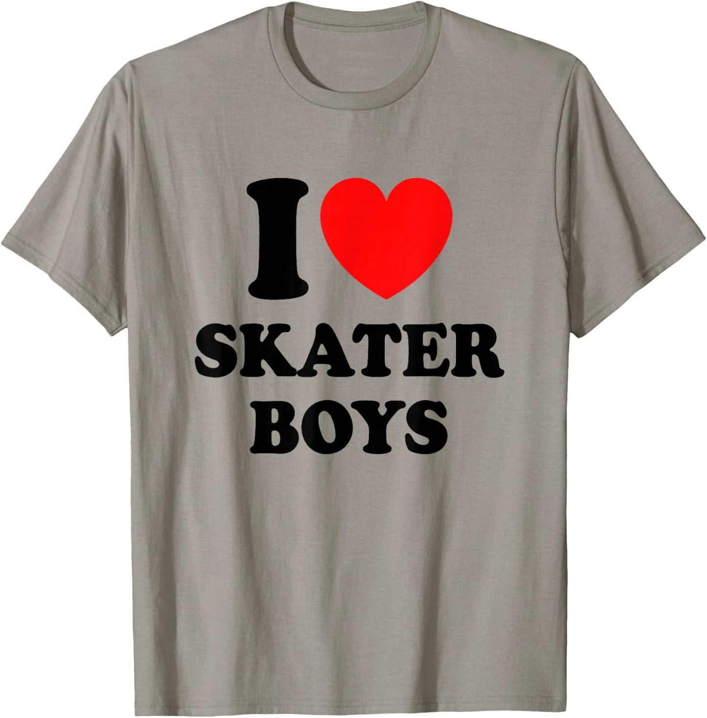 I Love Skater Boys Shirt for Skateboard Girls Mothers Day T-Shirt - T-Shirt | Sand