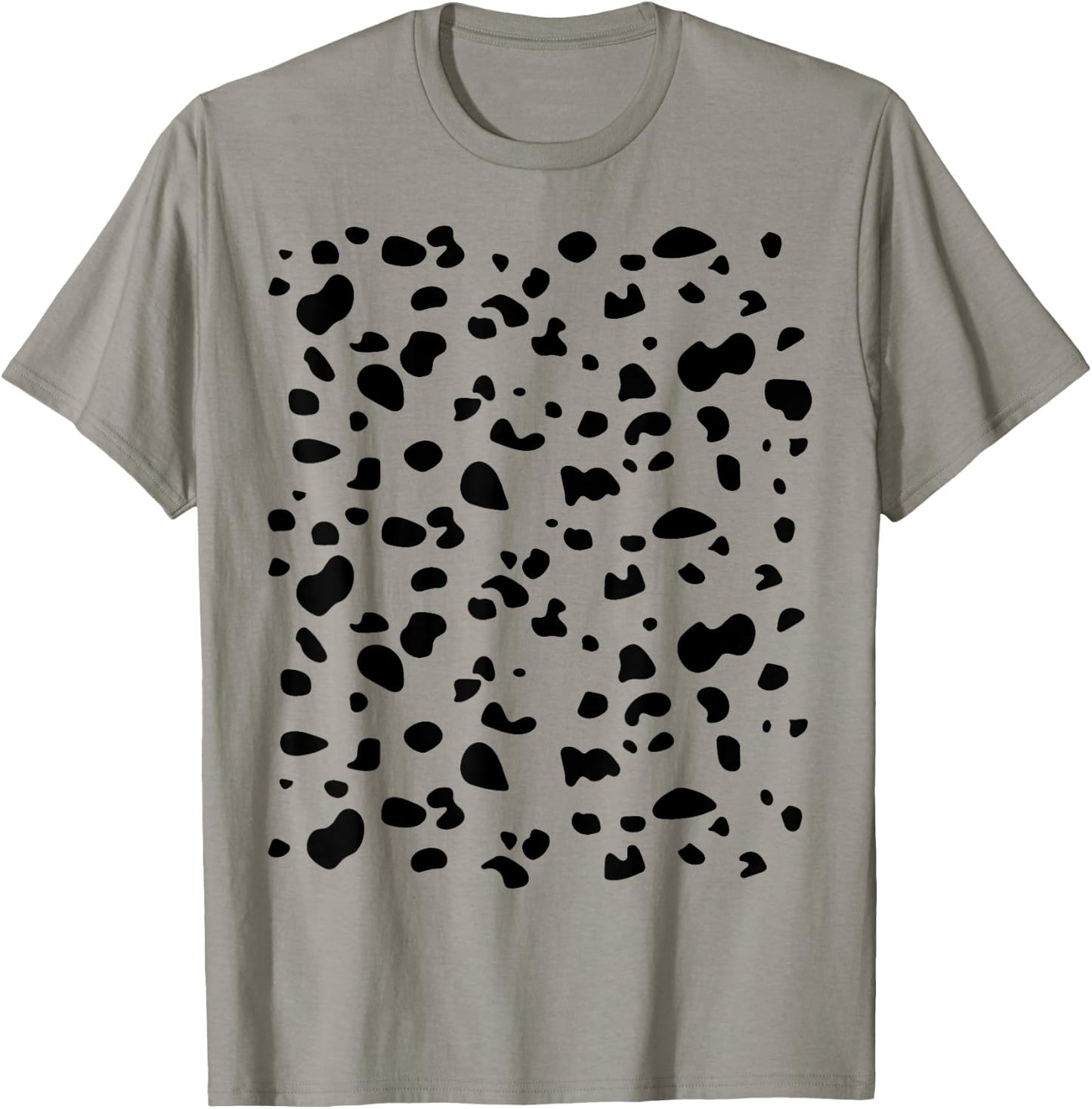Funny Dalmatian Dog Pattern Lazy Funny Halloween Costume Men Women Kids T-Shirt - T-Shirt | Sand