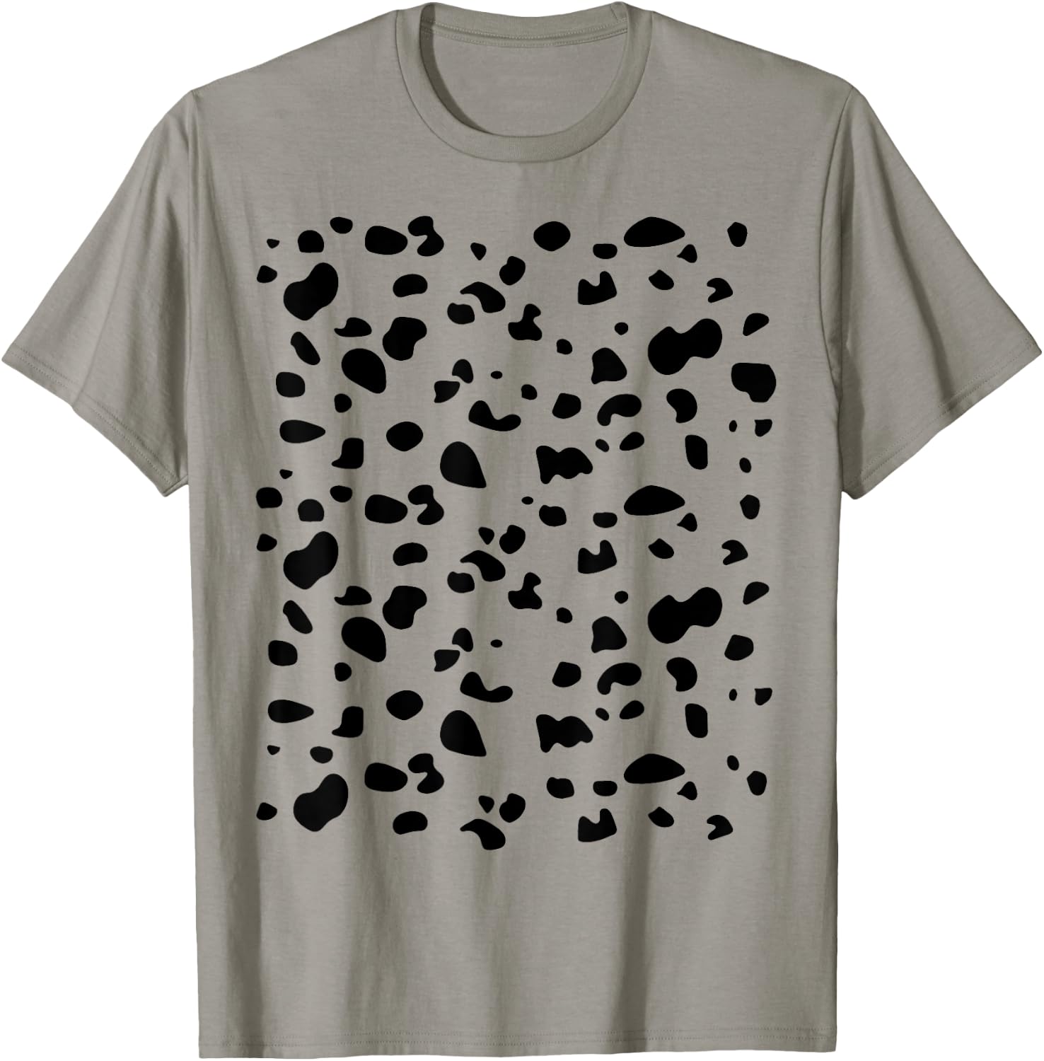 Funny Dalmatian Dog Pattern Lazy Funny Halloween Costume Men Women Kids T-Shirt - T-Shirt | Sand
