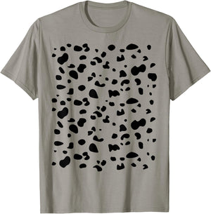 Funny Dalmatian Dog Pattern Lazy Funny Halloween Costume Men Women Kids T-Shirt - T-Shirt | Sand