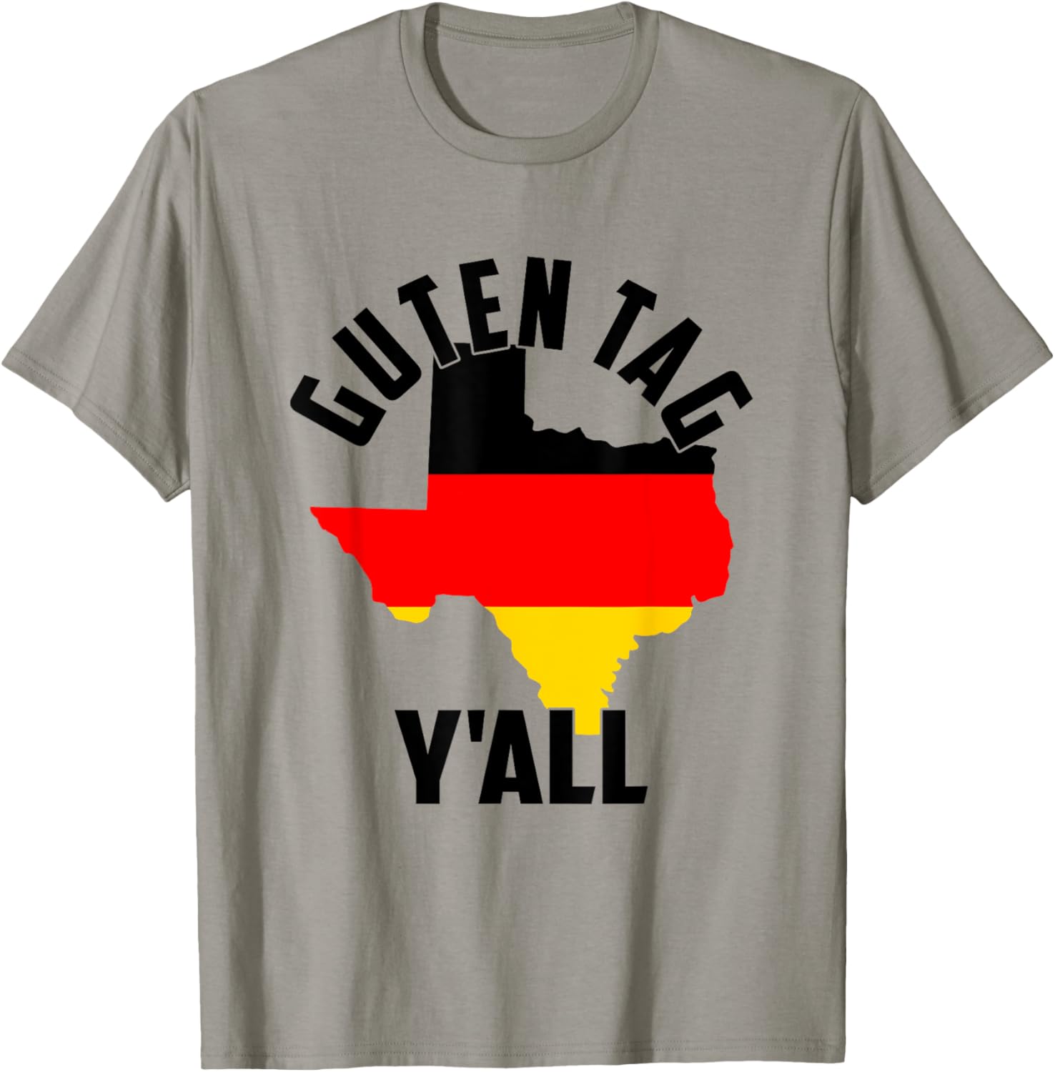 Retro Guten Tag Y'all Funny Texas Germany Oktoberfest German T-Shirt - T-Shirt | Sand