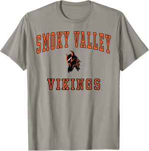 Smoky Valley High School Vikings C1 T-Shirt - T-Shirt | Sand