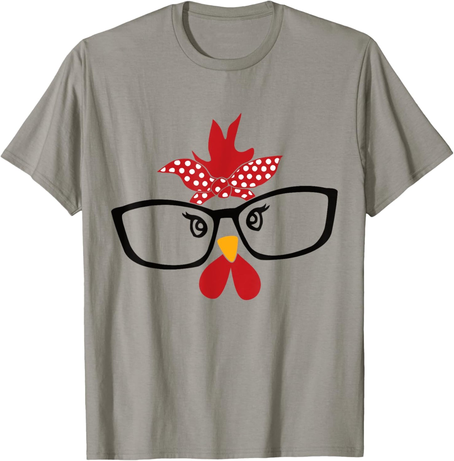 Chicken Costume Halloween Chicken Face Rooster Funny T-Shirt - T-Shirt | Sand