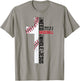 I Need Baseball And Jesus Sports Mom Gift Christian Cross T-Shirt - T-Shirt | Sand