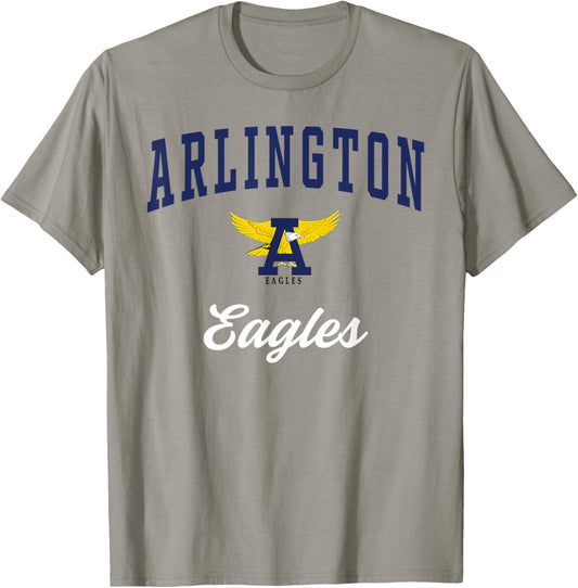 Arlington High School Eagles T-Shirt - T-Shirt | Sand